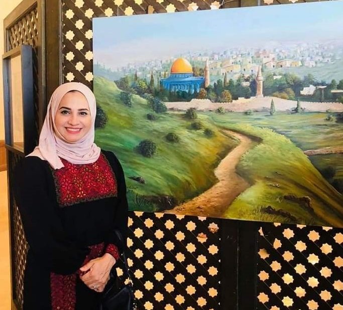 الفنانة التشكيلية ريم الغوطي