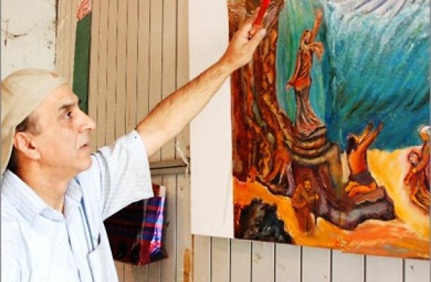 ريشة تجسد الوطن